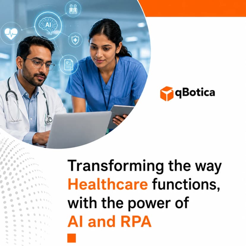 Transforming the way Healthcare functions, with the power of AI and RPA