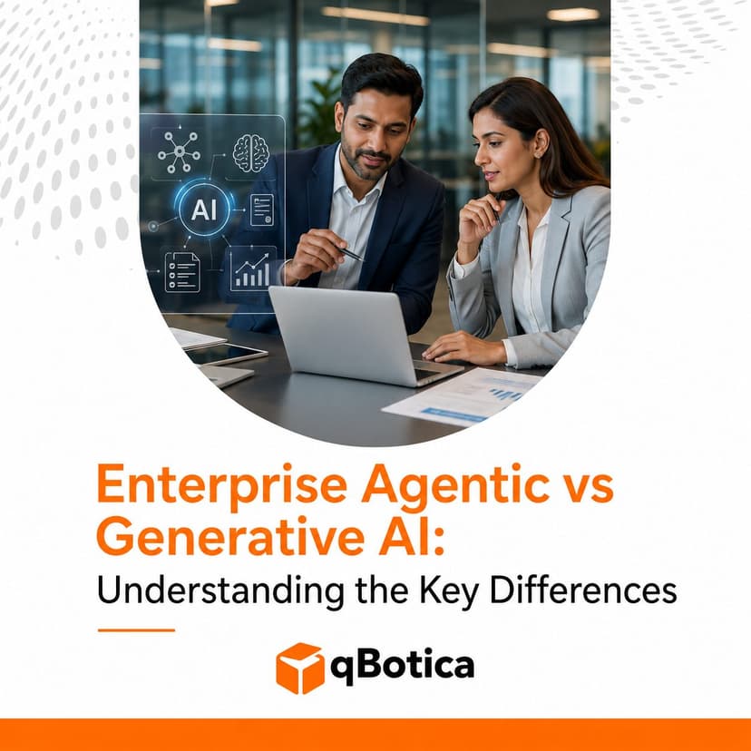 Enterprise Agentic vs Generative AI: Understanding the Key Differences